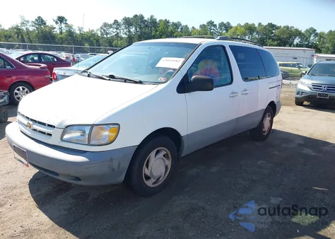 2000 Toyota Sienna Le/Xle из США, поврежденный, VIN 4T3ZF13C2YU272316